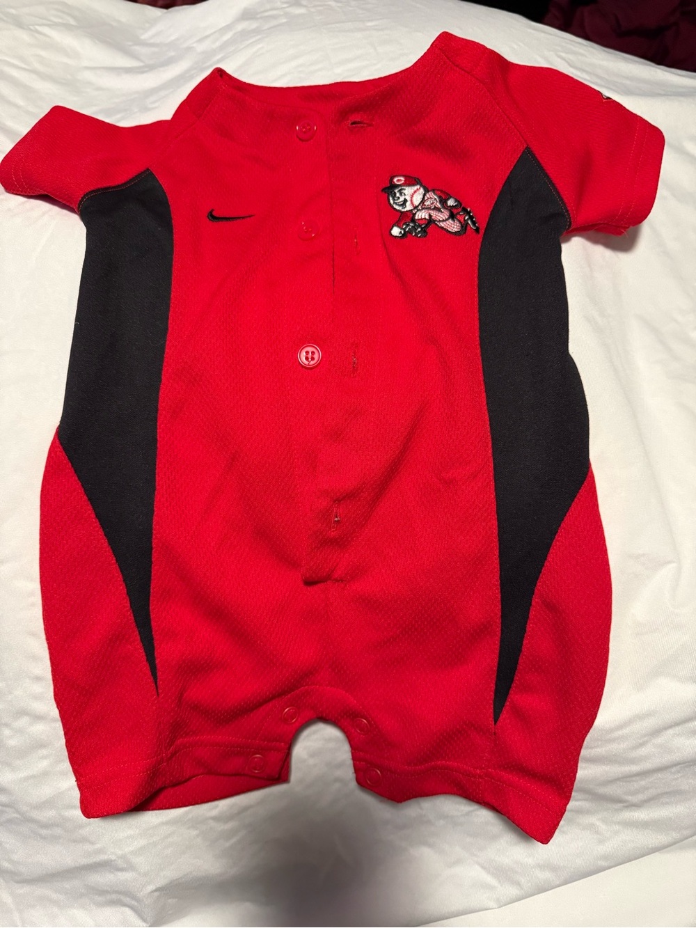 Nike Cincinnati Reds Baby Baseball Short-Sleeve Jersey Onesie